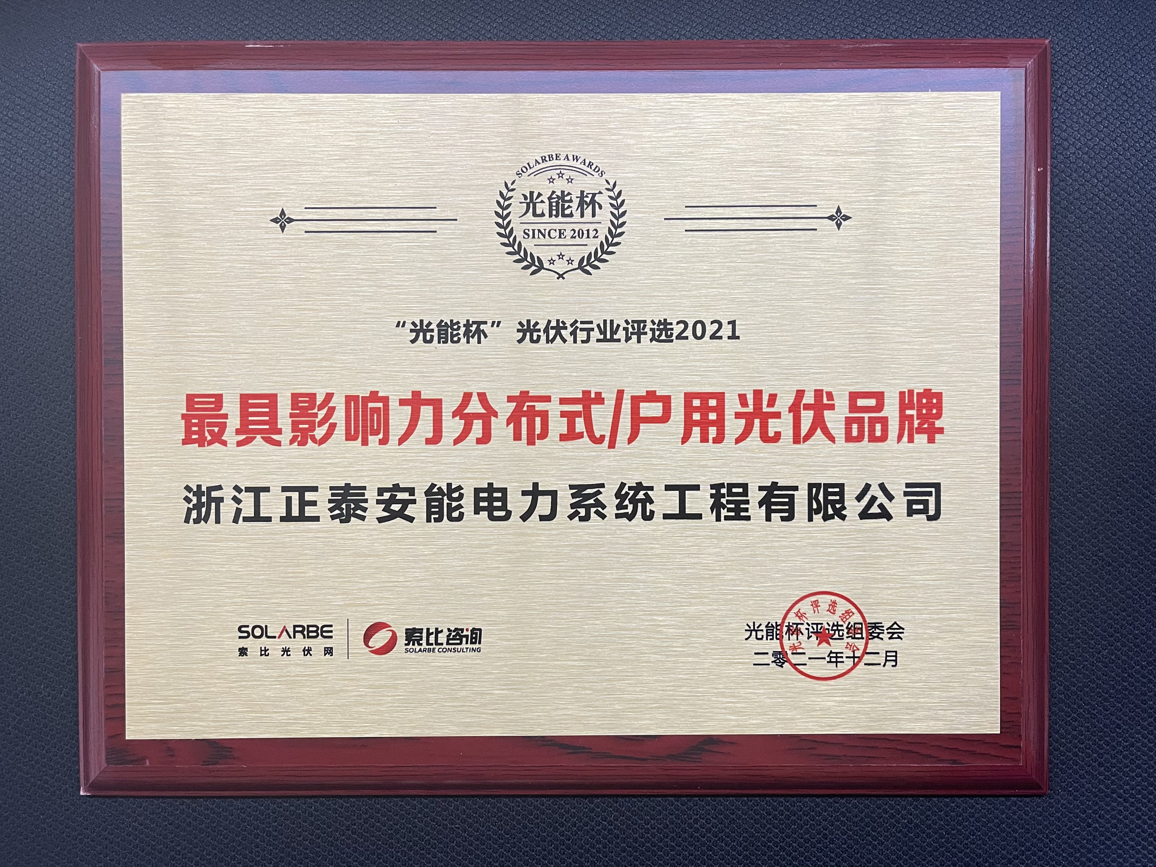 2021最具影响力漫衍式/户用光伏品牌